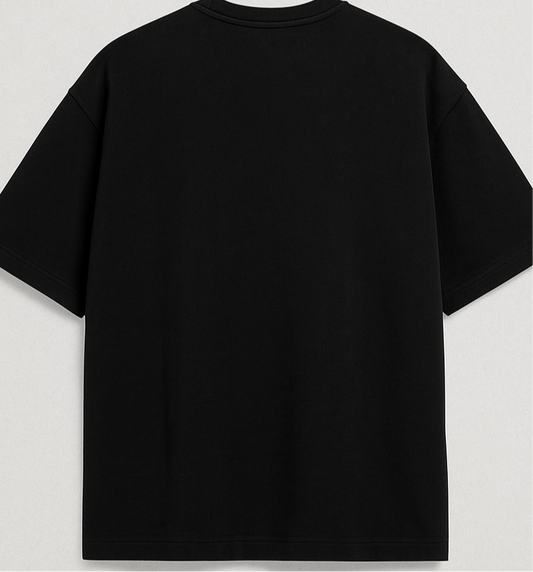 Black over sized t shirt