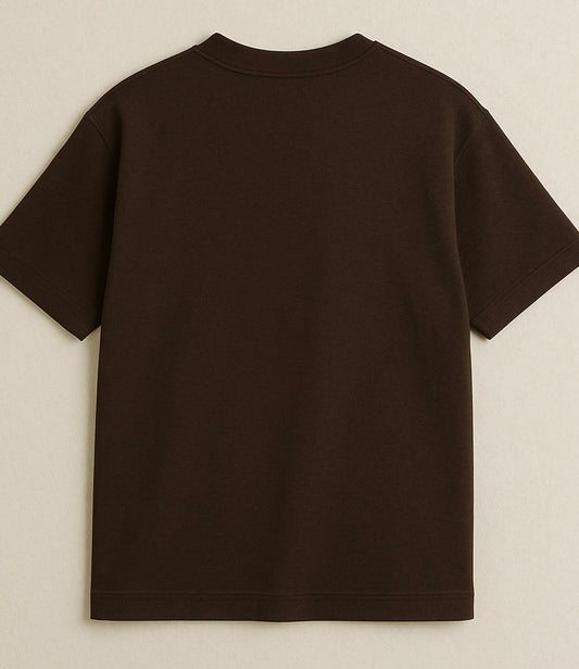 Dark brown oversized T shirt