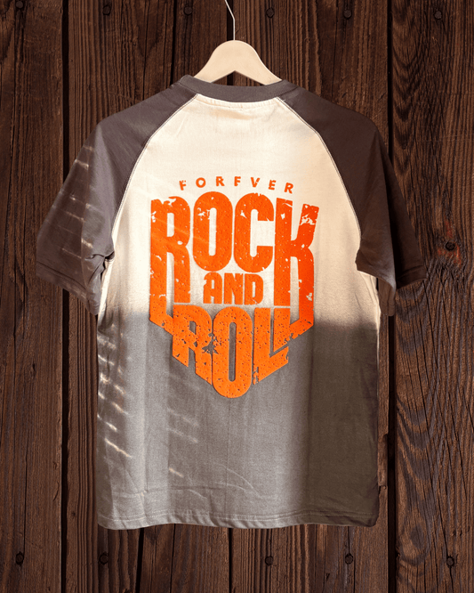 Acid spray gray oversized T shirt