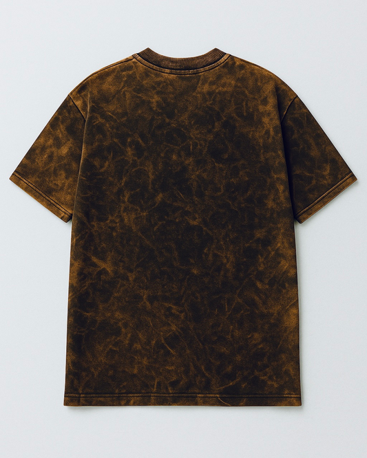 Rust Acid wash over sized T-shirt