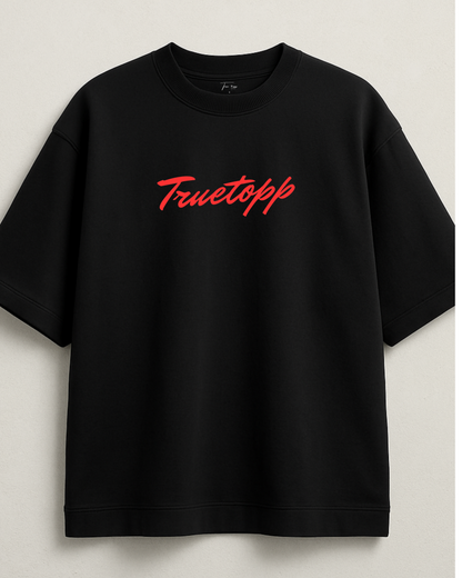 Black over sized t shirt
