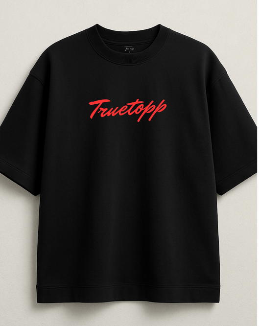 Black over sized t shirt
