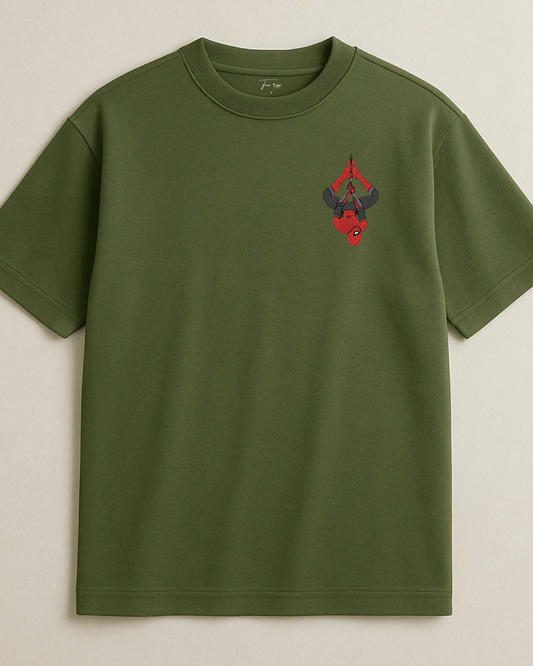 Olive green oversized T shirt