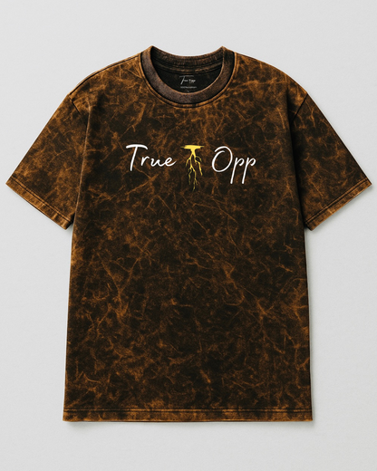 Rust Acid wash over sized T-shirt