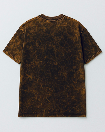 Rust Acid wash over sized T-shirt