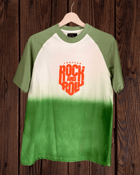 Acid spray green oversized T shirt