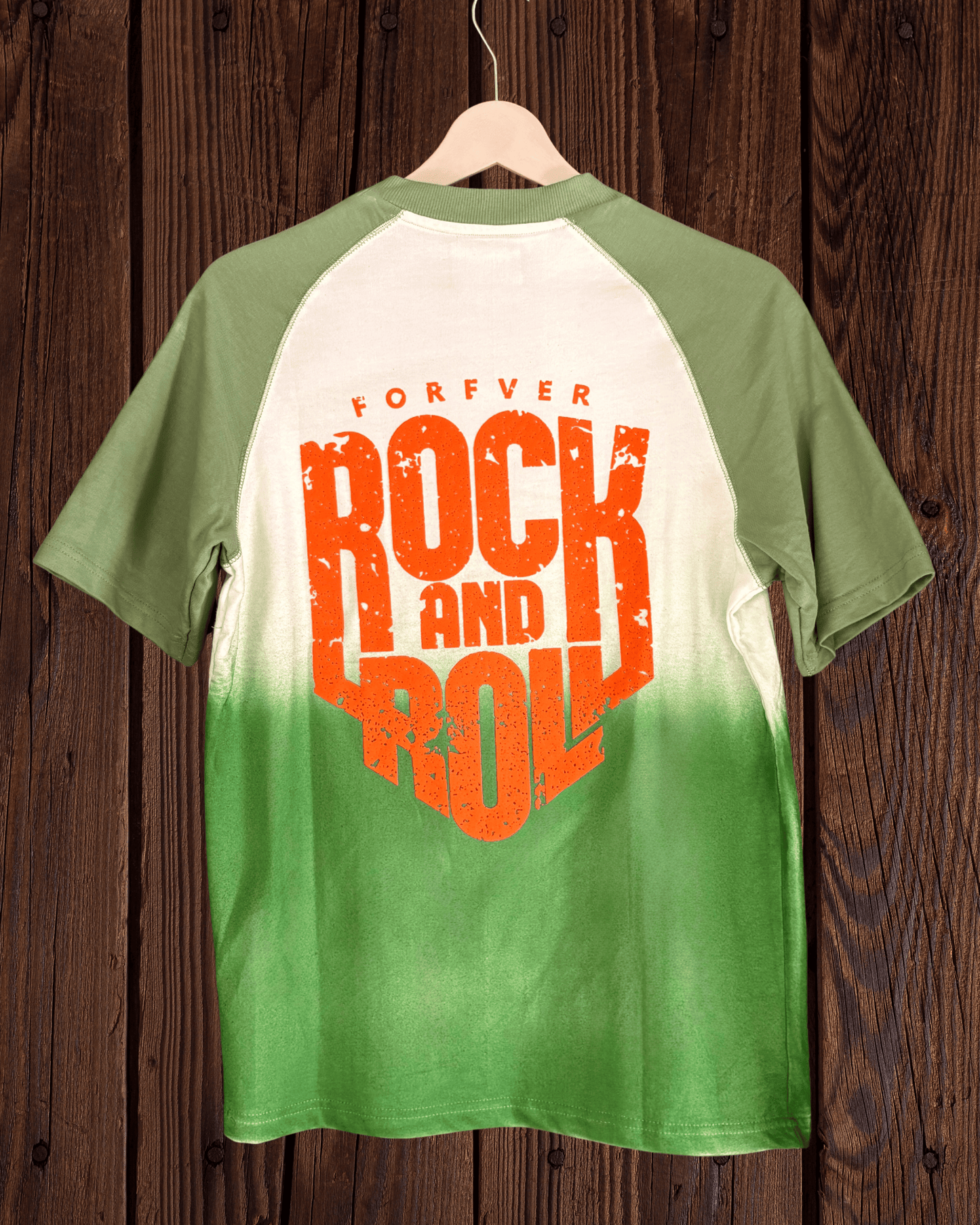 Acid spray green oversized T shirt